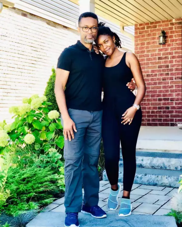 ‘Thank you for the many years of joy and love’ – Omoni Oboli’s Husband marks their 19th wedding anniversary